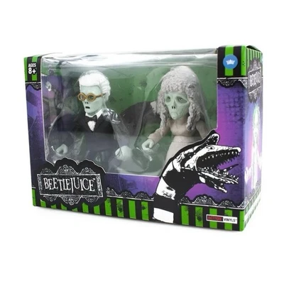 BST AXN Beetlejuice Wedding Adam & Barbara Maitland Action Vinyls 2 Pack