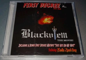 First Degree The D.E. Blackulem The Movie DVD & They Hits Did My Way Mixtape - Picture 1 of 4