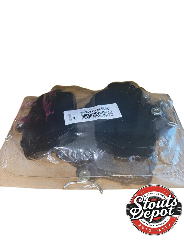 Pastillas de freno semimetálicas delanteras SMD598 para Lincoln Continental 95-02 NOS Foto 1 de 4