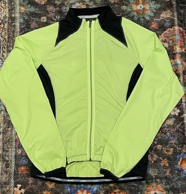 Chaqueta cortavientos Specialized Reflect Deflect verde neón talla M cremallera completa ventilada Foto 1 de 4
