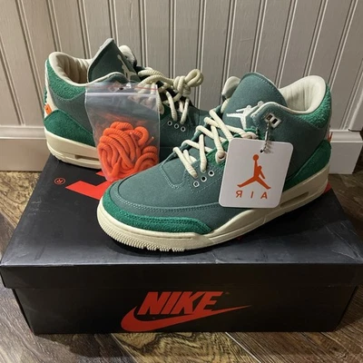 Size 7.5W Nina Chanel Abney Nike Air Jordan 3 Retro OG SP Bicoastal (Women's) - Image 1 of 4
