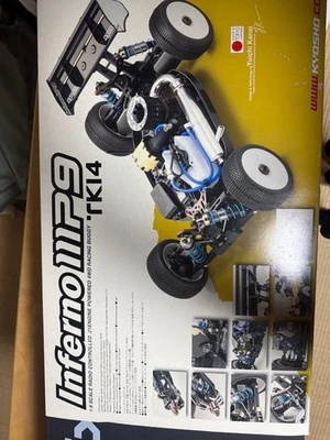 Kyosho Inferno MP9 RK14 4WD RC Buggy Carbon Chassis AS IS - Image 1 of 4