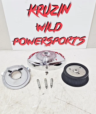 2005 HARLEY ELECTRA GLIDE Air Filter Housing Cover Backing Plate & Hardware - Image 1 of 4