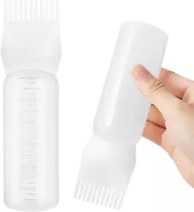 Root Comb Applicator Bottle 6 Ounce, Oil Applicator for Hair Dye, Hair Oiling Bo - Picture 1 of 12