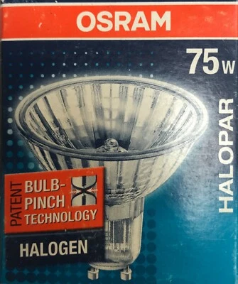 OSRAM/ RADIUM HALOGEN HALOPAR 20 ALU 230V 75W GU10  FLOOD 30° 64830 - Bild 1 von 4