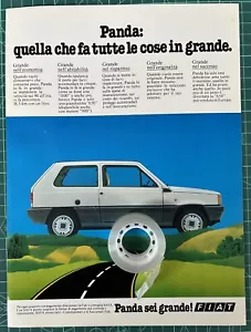 Rara Pubblicita’ FIAT PANDA del 1981 - Imagen 1 de 1