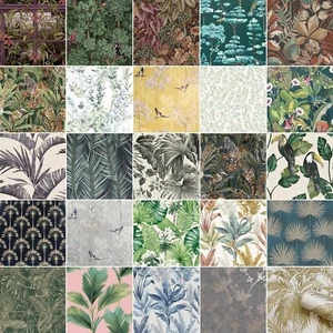 Blätter Bäume Natürlich Tapete - Tropische Wald Orientalisch Palm - Design - Bild 1 von 199