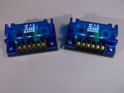 MAVIN CR28 Crossover 4 ohm 2 way 12 db 300 Watt RMS For A Component System ( Pair )