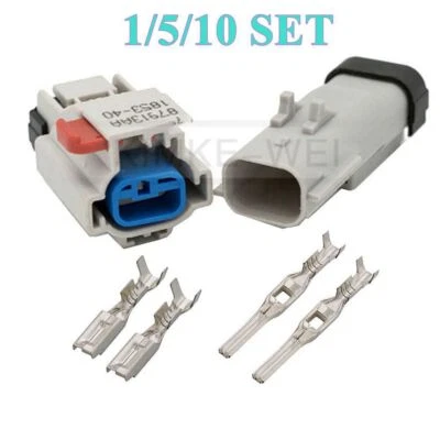 2 Pin FCI Dehphi Air Voltage Regulator Solenoid Valve Socket Plug Connector Kit - Image 1 of 4