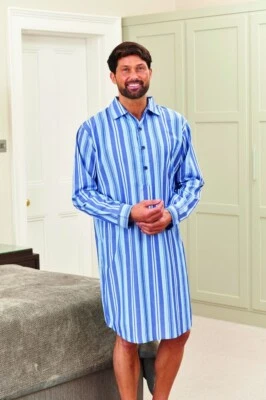 Champion Men's Westminster Long Sleeve Lightweight Nightshirt Loungewear