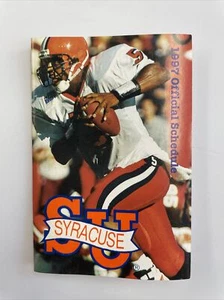 SYRACUSE FOOTBALL POCKET SCHEDULES DONOVAN MCNABB 1997 - Picture 1 of 4