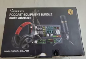 Hayner Seek Podcast Equipment Bundle Audio Interface appears used - Picture 1 of 9