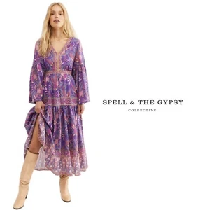 The Spell & Gypsy Collective Wisteria Bianca Dress Size Small - Picture 1 of 13