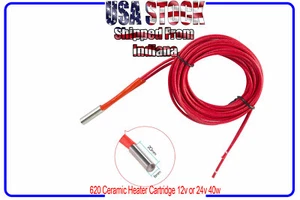Cartridge Heater 24V 40W 0r 12v 40w For Prusa 3D Reprap Printer Extruder Hotend - Afbeelding 1 van 2