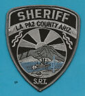 LA PAZ COUNTY ARIZONA SHERIFF SRT  PATCH black