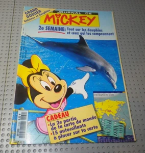 Le Journal de Mickey #2134 - Mai 1993 - Supplément Carte du monde + autocollants - Picture 1 of 4