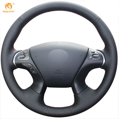 Cubierta del volante para Infiniti JX35 M56 QX60 Nissan Murano Pathfinder #0802 Foto 1 de 4