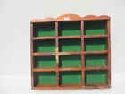 Retro Wooden Display Holder Rack Felted Toy Cars etc