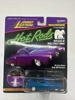 1997 Johnny Lightning Hot Rods Frankenstude #9 Blue Studebaker Thom Taylor - Image 1 of 4