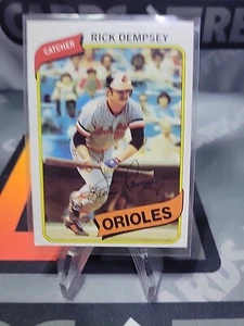 1980 Topps #91 Rick Dempsey Baltimore Orioles Baseball Card - Picture 1 of 2