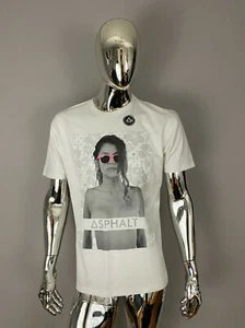 ASPHALT YACHT CLUB Mens Graphic White T-Shirt Size L - Picture 1 of 4