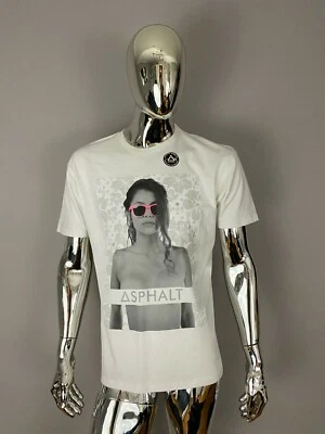 Camiseta blanca gráfica ASPHALT YACHT CLUB para hombre talla L Foto 1 de 4