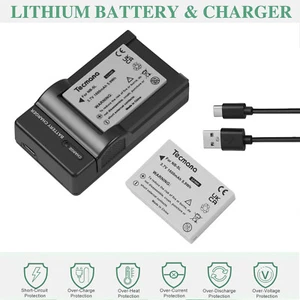 2X Akku 1600mAh Für Canon NB-5L IXUS 800 850 860 870 950 960 990 IS + Ladegerät - Bild 1 von 12