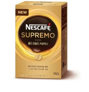 Nescafe SUPREMO Gold Mild Coffee Mix Instant 110 Sticks Easy Cut Korean Food - Picture 1 of 12