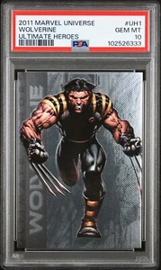 2011 Marvel Universe Ultimate Heroes Wolverine - PSA 10 POP 1 - Picture 1 of 2
