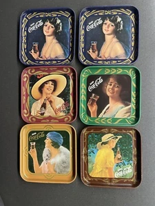 Coca Cola Set Sottobicchieri stile Liberty 1977 - Foto 1 di 7