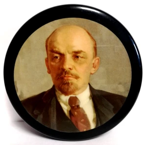 ☭ Scatola portagioie in plastica LENIN Kiev Ucraina URSS ☭ - Foto 1 di 14
