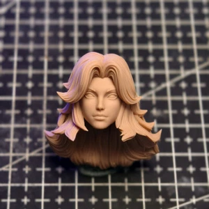 1/10 Scale The Invisible Woman Head Sculpt Unpainted Fit 7" Neca Figure V1 Style - Picture 1 of 4