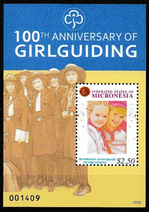 Micronesia 2010 Girl Guides Cent MS SC# 873 MNH Mint/Never Hinged - Image 1 of 1