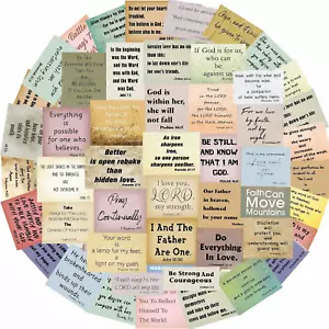 200Pcs Vintage Bible Verse Stickers(No Duplicates), Bible Study Supplies, Bible - Picture 1 of 12