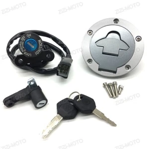Ignition Switch Fuel Gas Cap Seat Lock Key Fit For 2013-2019 Yamaha YZF-R25/R3 - Picture 1 of 10