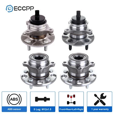 4 Pcs Wheel Hub Bearings Front Rear RWD For Lexus IS250 IS350 GS460 GS350 GS450h - Image 1 of 4