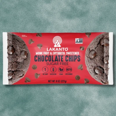 Sugar Free Chocolate Chips - Monk Fruit Sweetener and Erythritol, Perfect for... - Image 1 of 4