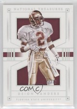 2016 Panini National Treasures Collegiate Century Silver /25 Deion Sanders HOF