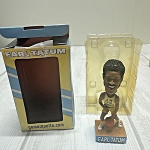 Marquette Warriors Golden Eagles Earl Tatum Mini Bobblehead Signed - Picture 1 of 10