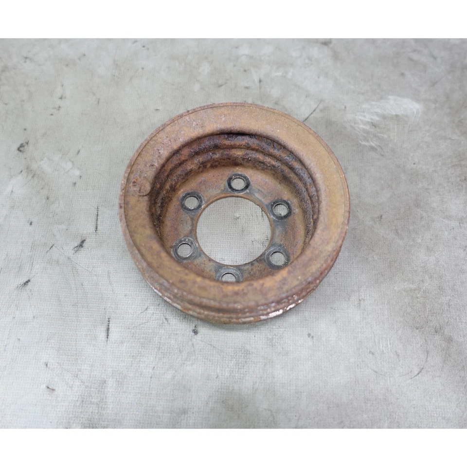 1984-1993 BMW E30 325 E28 528e M20 6-Cylinder Crank Belt Pulley Steering AC OEM - Image 1 of 1
