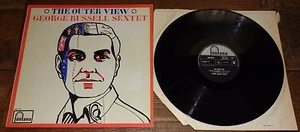GEORGE RUSSELL ~ OUTER VIEW ~ UK FONTANA JAZZ LP 1965 ~ MARTE ROLING DUTCH ART - Picture 1 of 8