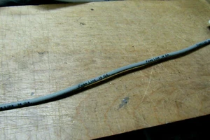 2 FEET 14 GAUGE (2 X 1 FOOT) FUSIBLE LINK GREY HYPALON JACKET WIRE.US MADE** - Picture 1 of 1