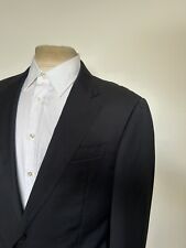 Armani Collezioni 41L "G-line" Charcoal Grey Stripe 2-bt Suit W36