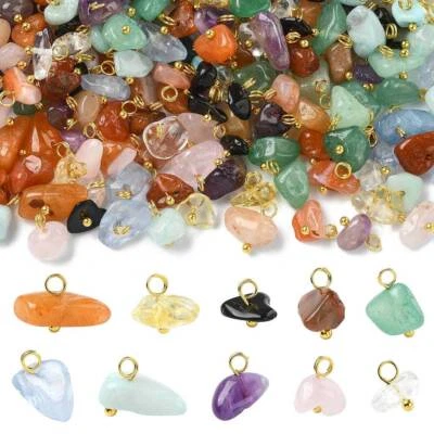 Подвески подвески из натурального камня подвески с драгоценными камнями подвески для ювелирных изделий 100 шт. - Изображение 1 из 4