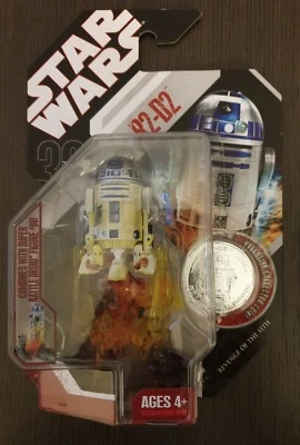 STAR WARS 30th, n 4 R2 D2, REVENGE OF THE SITH, EPISODIO III, HACE JUEGO CON n 8 - Imagen 1 de 3