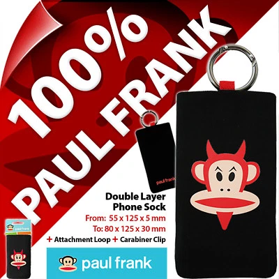 Paul Frank Phone Sock Case Cover Semi Universal Bag Mobile Smart Digital Cameras - Image 1 of 4