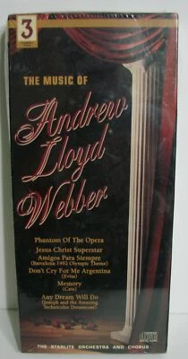 The Music Of Andrew Lloyd Webber 3 CD Set 1993 New Unopened Starlite Orchestra - Image 1 of 3