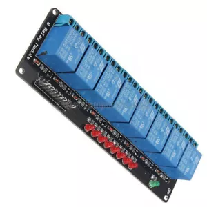 8 Channel 5V Relay Module Shield for Arduino Uno Meage 2560 1280 ARM PIC AVR DSP - Bild 1 von 4