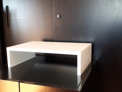 Rialzo  televisore supporto porta dvd decoder Vcr  Bianco Porta Tv - Immagine 1 di 2