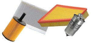 KIT 4 FILTRI TAGLIANDO VOLKSWAGEN VW POLO 1.4 TDI DAL 2001 AL 2004 - Foto 1 di 3